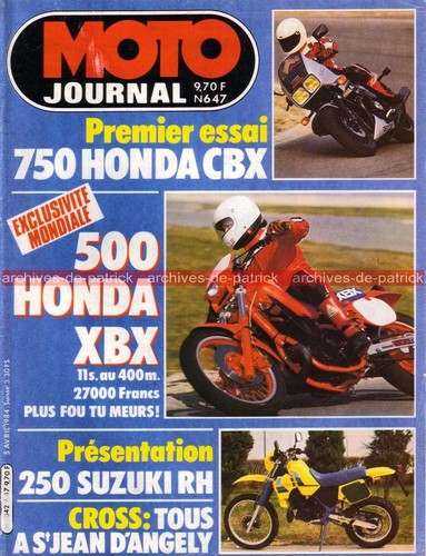 Moto journal 647 essai - journal,