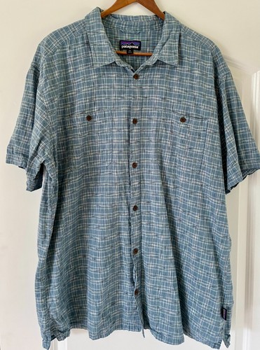 Patagonia uomo camicia blu - patagonia,