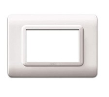 AVE 44PY03B PLACCA BIANCO 3 POSTI IN TECNOPOLIMERO