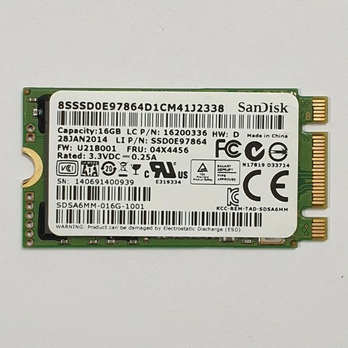 Sandisk msata ssd - gb, lenovo
