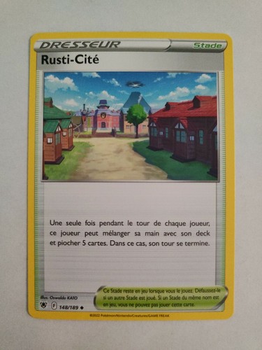 Carte pokemon rusti cité - carte,