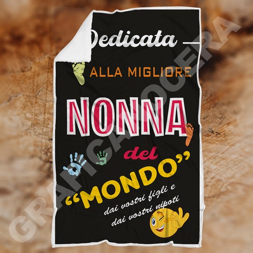 Festa dei nonni plaid - plaid, in