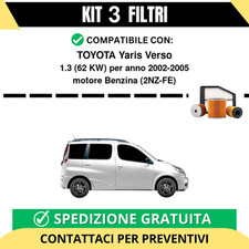 Kit 3 Filtri Tagliando per
