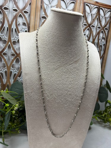 Collana vintage argento tono - collana,