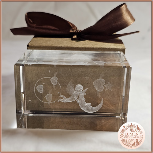 Blocco cristallo con - blocco,