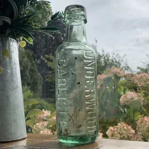 Traditional glass bottle - glass,
