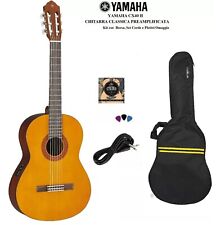 YAMAHA CX40 II CHITARRA CLASSICA AMPLIFICATA KIT BORSA CAVO CORDE PLETTRI CX 40