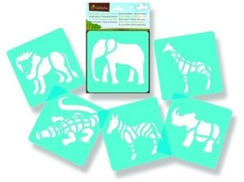 Mandarino stencil animali - 6,