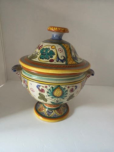 Zuppiera vaso con coperchio - zuppiera,