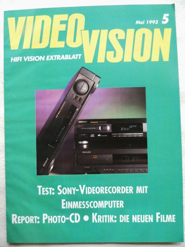 Video vision extra - vision, 5/93