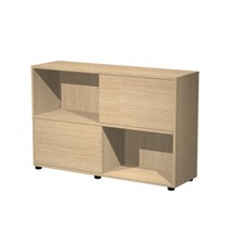 Libreria bassa con 2 ante scorrevoli arredo armadio ufficio studio cameretta