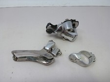 Set Coppia Deragliatori Anteriori Posteriori Shimano Dura-Ace 7800 Doppio 10 Velocità Bici da Strada