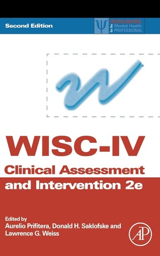 Wisc clinical assessment - wisc-iv,