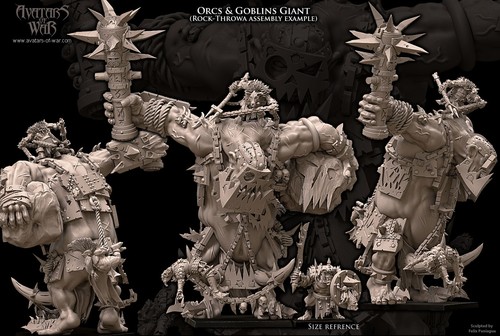 Miniatura orc goblins giant - orc,