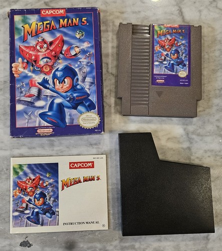 Mega man nes cib authentic - mega,