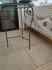 Tavolino tondo in ferro