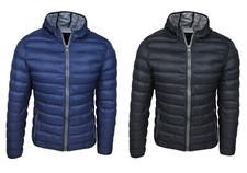Piumino uomo casual nero blu