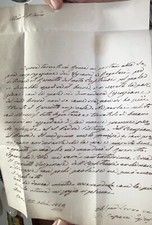 Piego lettera roma sagra - di,