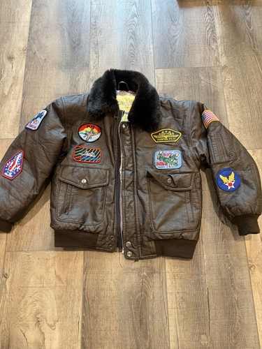 Giacca stile pelle bombardiere