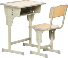 Banco scuola con sedia - banco,
