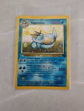 Carta Pokémon Vaporeon  12/64 Rara HOLO Set Jungle Anno 2000 Buone Condizioni