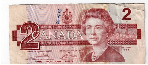 Banconota dollari 1986 - banconota,