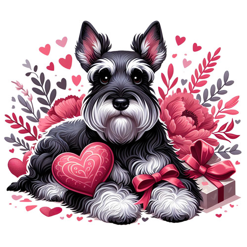 Adesivo auto schnauzer nano - adesivo,