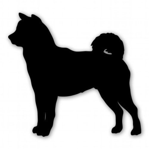 Adesivo vinile auto razza - , cane