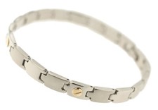 Bracciale uomo acciaio oro