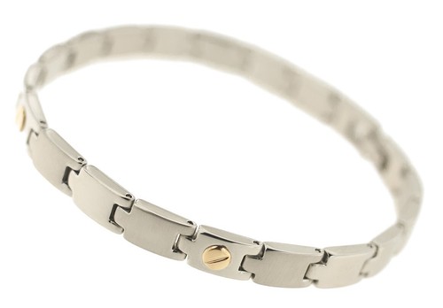 Bracciale uomo acciaio - , oro