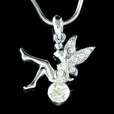 Campanellino Magica Sfera IN Swarovski Cristallo Sexy Tinker Bell Collana