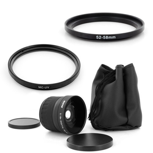 Wide fisheye 18x - fisheye, 0.18x