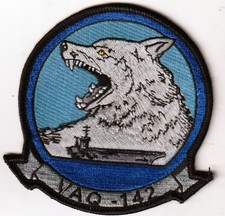 USN US Navy VAQ-142 'Lupi Grigi' Electronic Attack Squadron 142 patch