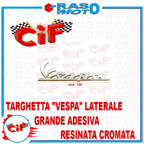 Targhetta vespa laterale - targhetta,