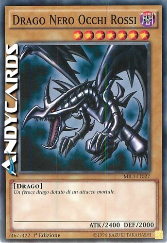 Drago nero occhi rossi - drago,