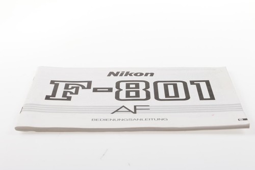 Nikon 801 manuale di - f-801,