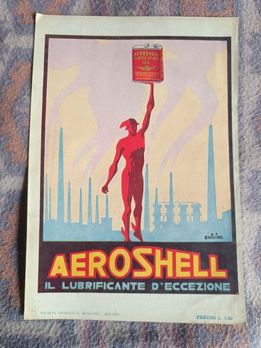 Pubblicità 1933 aeroshell - aeroshell,