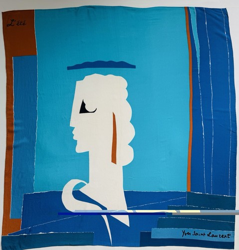 Foulard crêpe soie yves - foulard,
