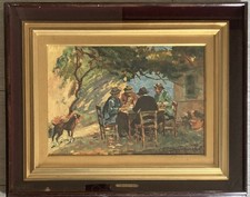 CARLO DOMENICI , olio su