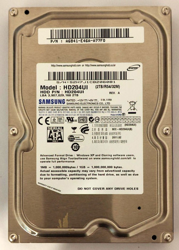 Samsung spinpoint tb - f4, 2