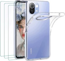 COVER CUSTODIA SILICONE + PELLICOLA VETRO TEMPERATO PER XIAOMI MI