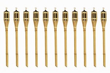 12 TORCE FIACCOLE IN BAMBOO AD
