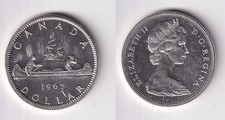 Moneta argento 1 dollaro
