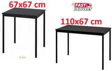 Nuovo tavolo da pranzo IKEA SANDSBERG nero piccolo quadrato tavolo da cucina 2 posti 2 misure