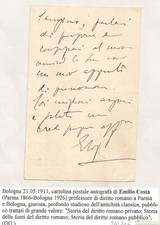 Bologna 21.5.1911. Prof