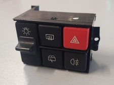 PULSANTIERA PULSANTI CRUSCOTTO X FIAT PANDA 4X4 1° SERIE, SISLEY, PULSANTE ROSSO