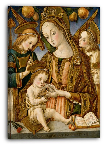Tela cornice vittore - tela/cornice, crivelli