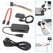 Adattatore convertitore da USB2.0 a SATA IDE 2,5" 3,5 per dischi rigidi SSD HDD unità