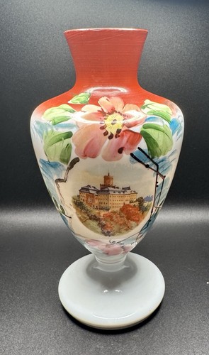 Antico vaso vetro opalino - antico, in