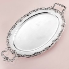 Vassoio ovale argento 800